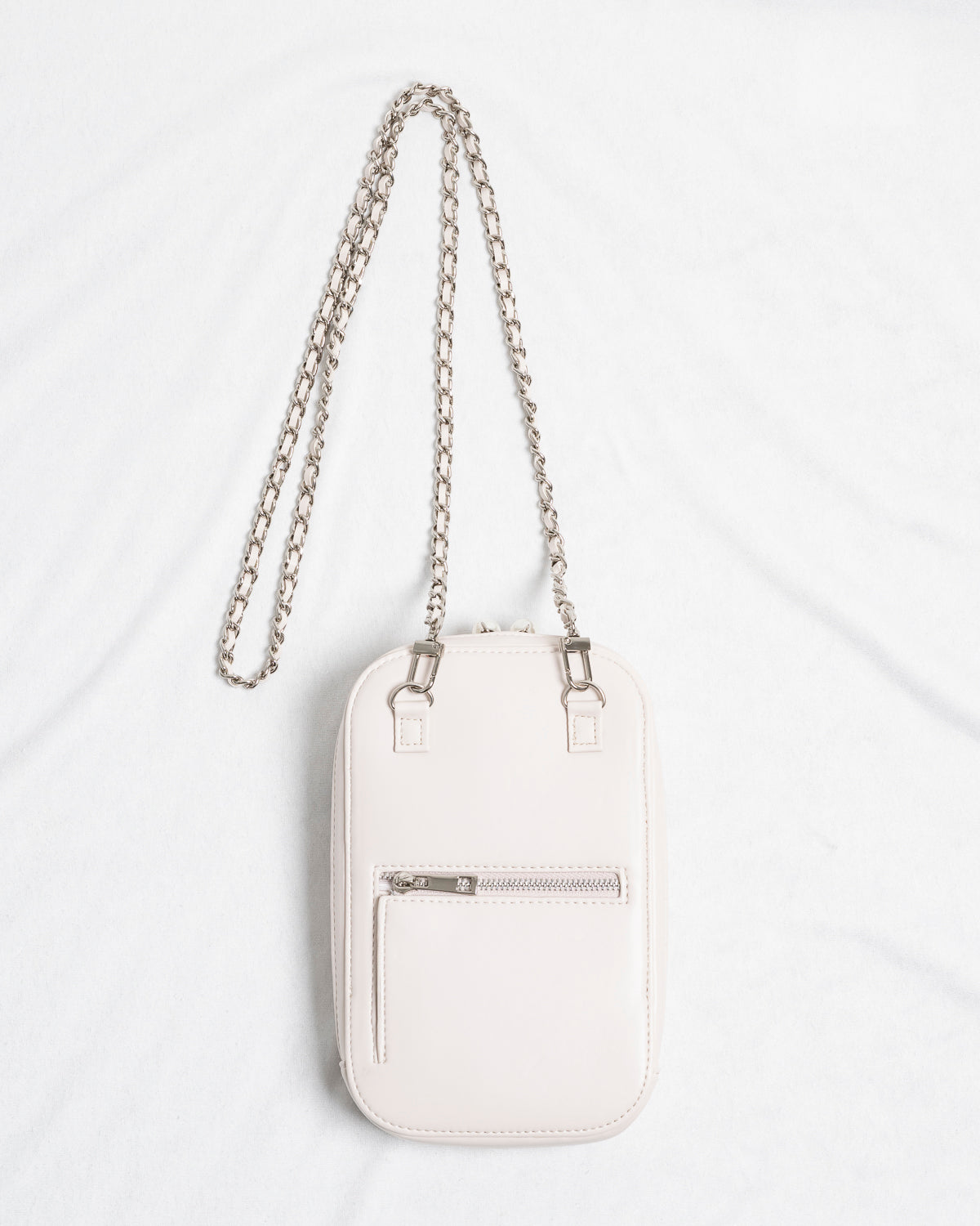 フロントリボンキルティングフォンホルダー