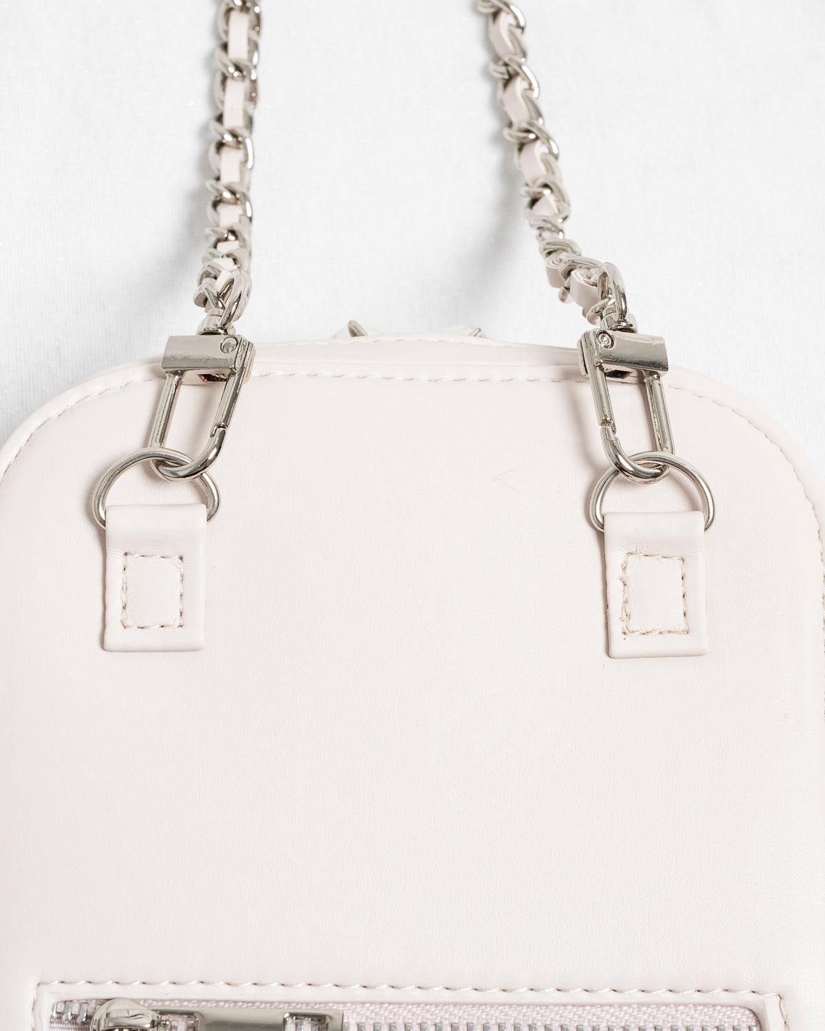 フロントリボンキルティングフォンホルダー