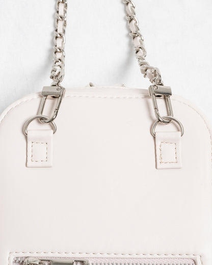 フロントリボンキルティングフォンホルダー