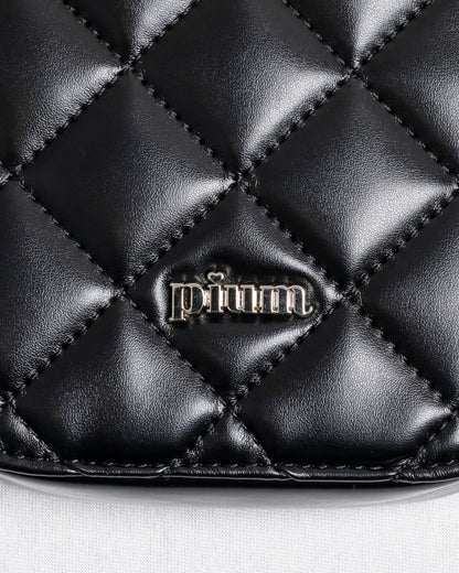 フロントリボンキルティングフォンホルダー