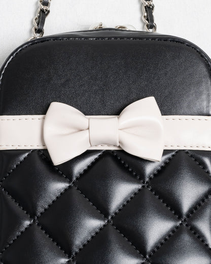 フロントリボンキルティングフォンホルダー