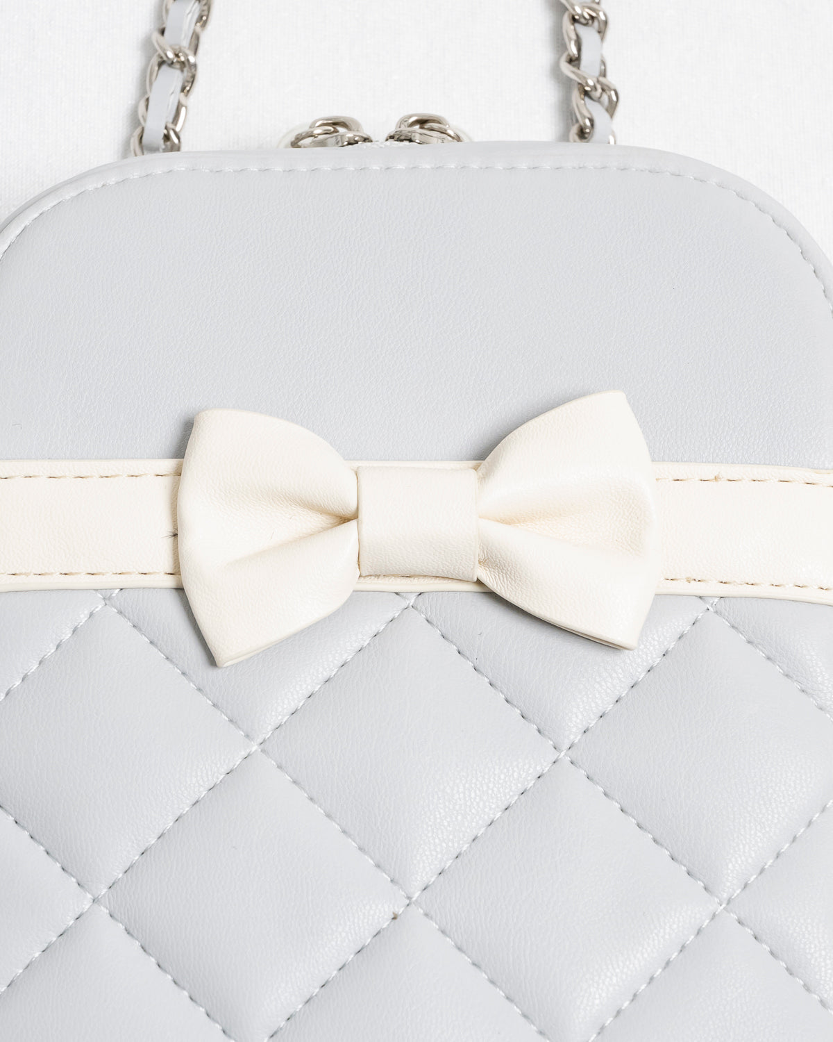 フロントリボンキルティングフォンホルダー