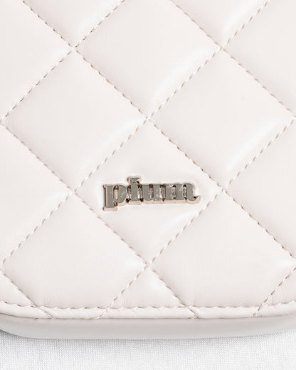 フロントリボンキルティングフォンホルダー