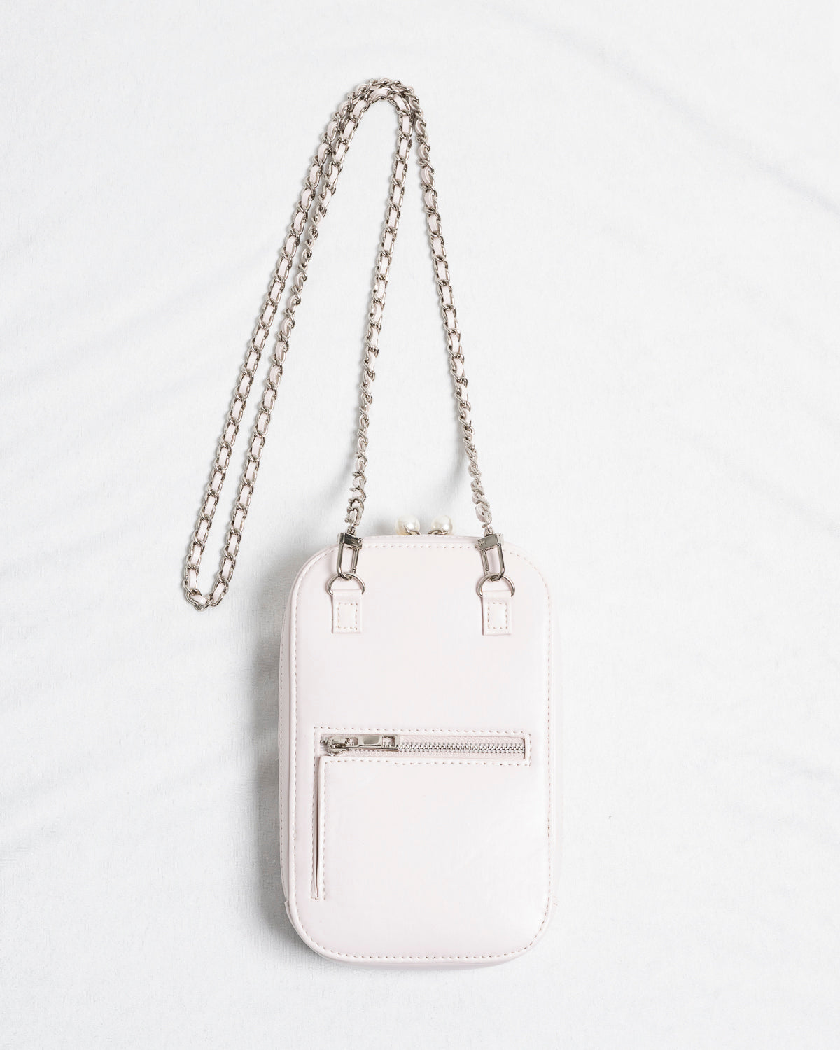 フロントリボン千鳥柄フォンホルダー