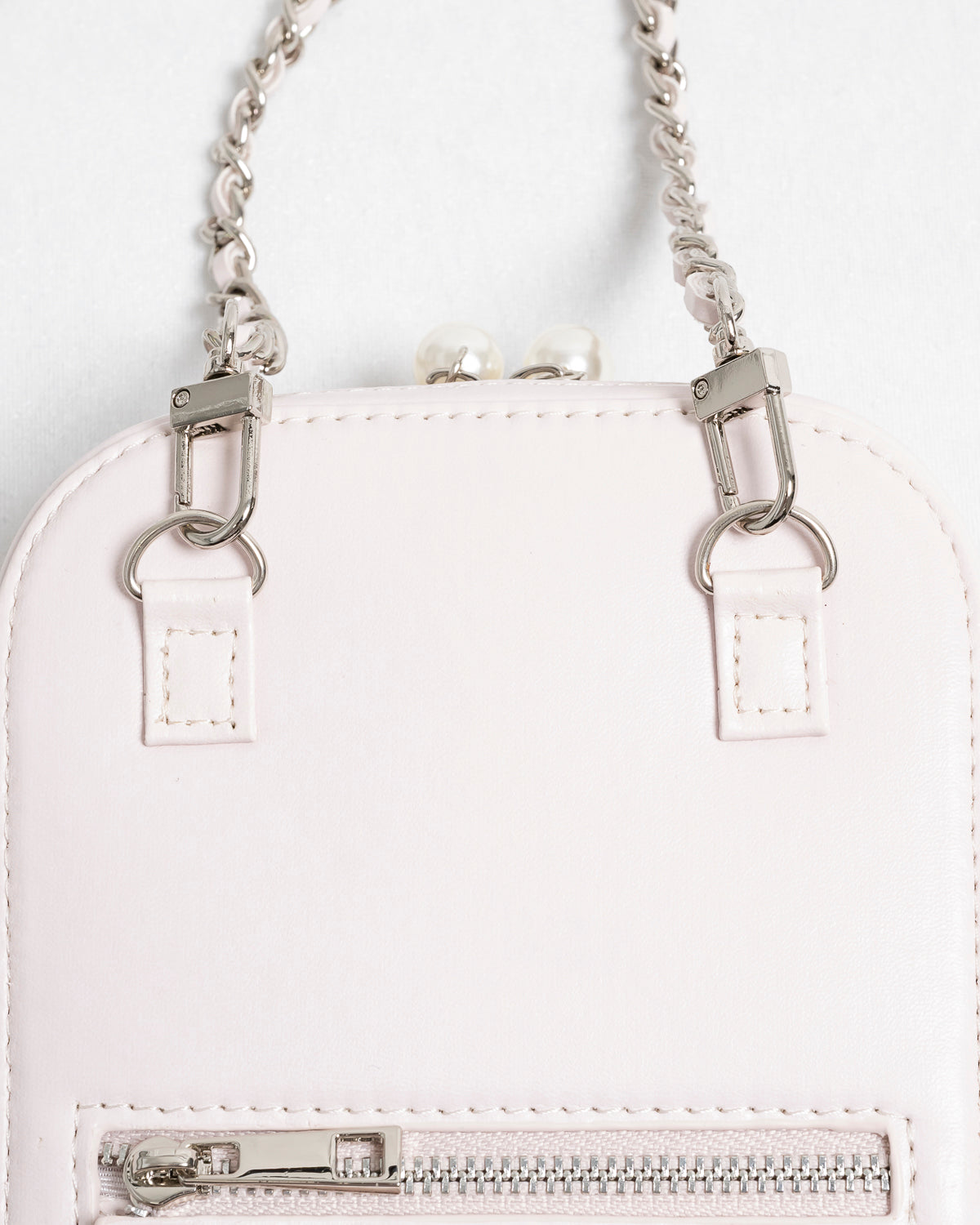 フロントリボン千鳥柄フォンホルダー