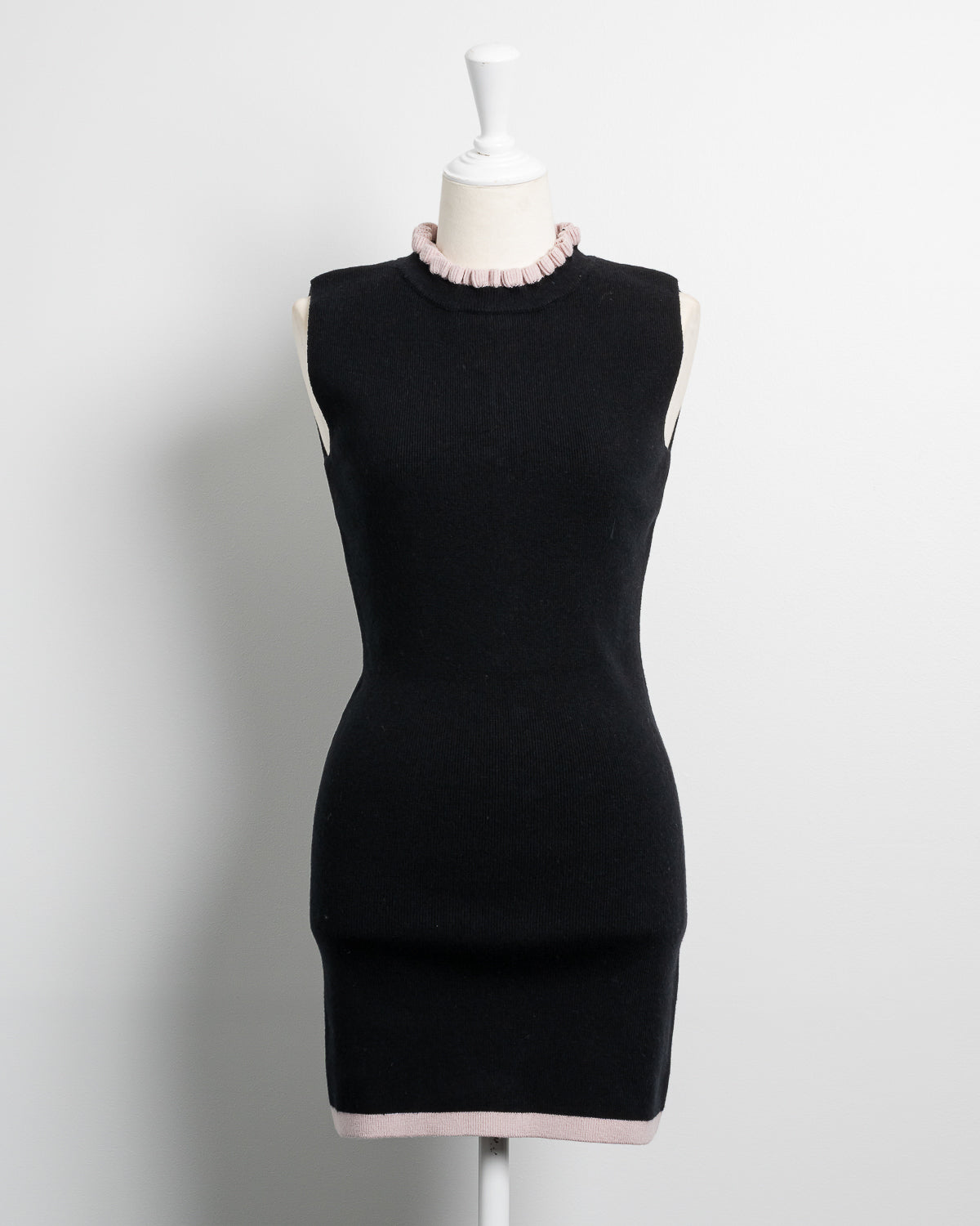 ビジューリボンニットワンピセット