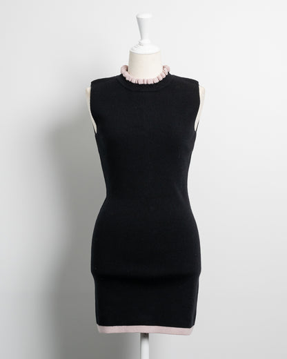 ビジューリボンニットワンピセット