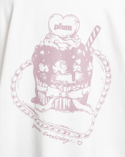 pium melty cupcake オーバーサイズスウェット