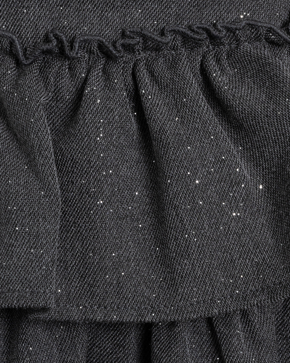 ティアードフリルラメスカート