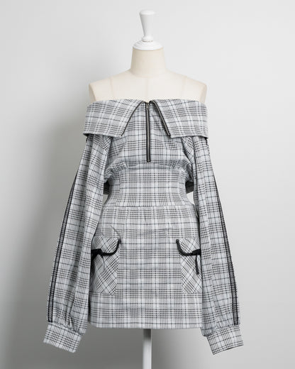 カラー：ホワイトチェック