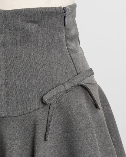 ハイウエストフレアフリルスカパン