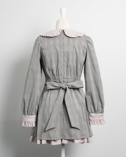 スクエアフリルリボンドーリーワンピース