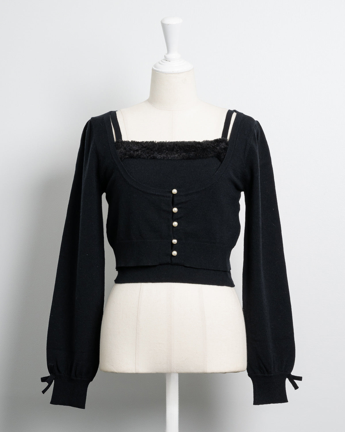 ファー付きキャミニットセット – pium