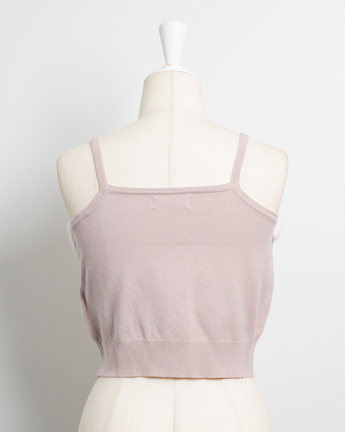 ファー付きキャミニットセット