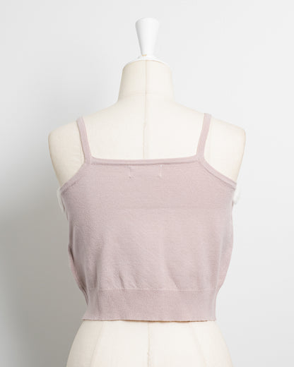 ファー付きキャミニットセット