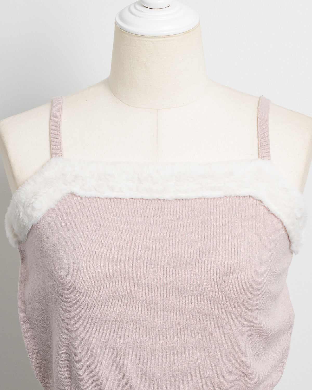 ファー付きキャミニットセット