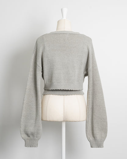 ケーブルカーディガン×キャミセット