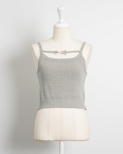 ケーブルカーディガン×キャミセット