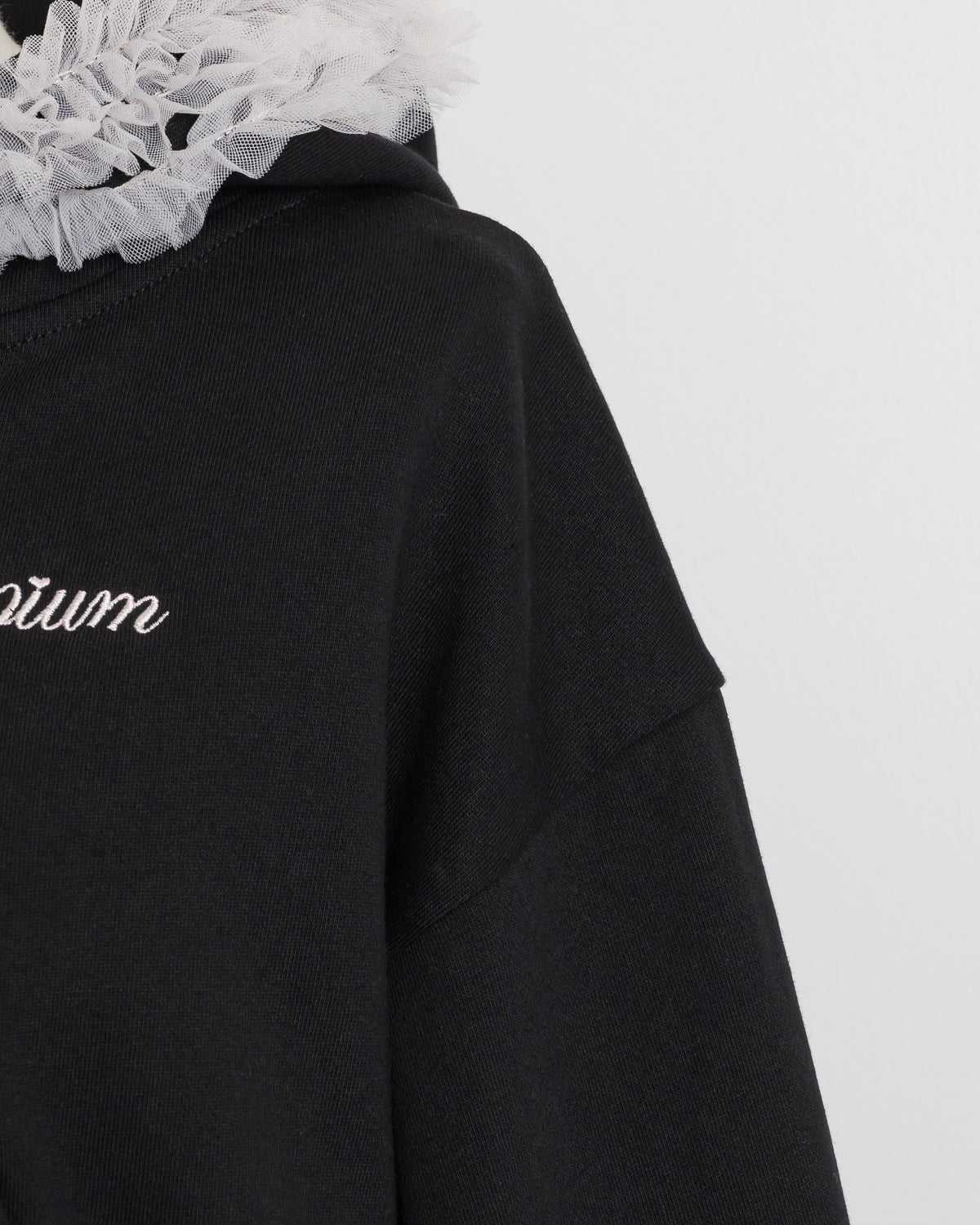 チュールフリルパーカーセットアップ