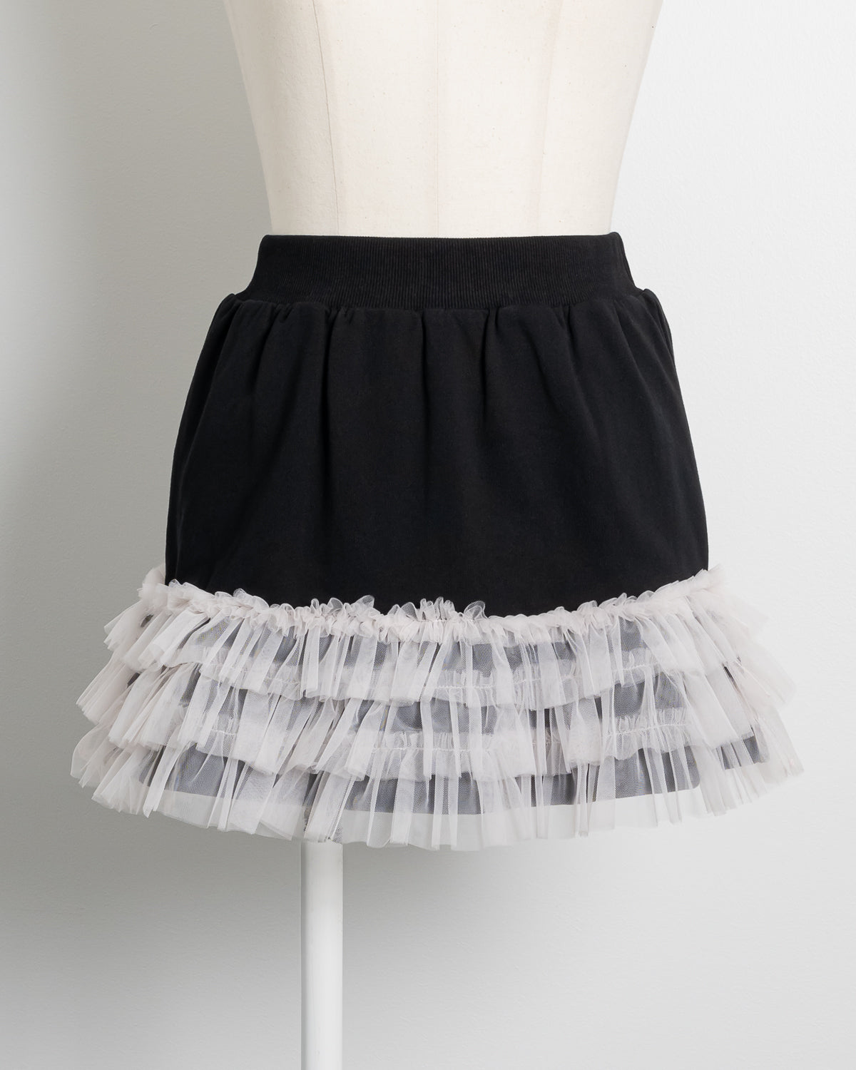 チュールフリルパーカーセットアップ