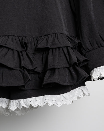 チュール切り替えティアードセットアップ