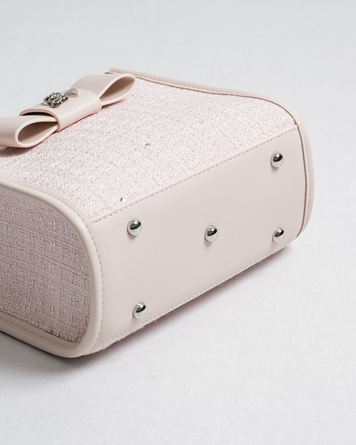 フロントリボンスクエアミニトート