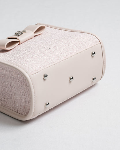 フロントリボンスクエアミニトート