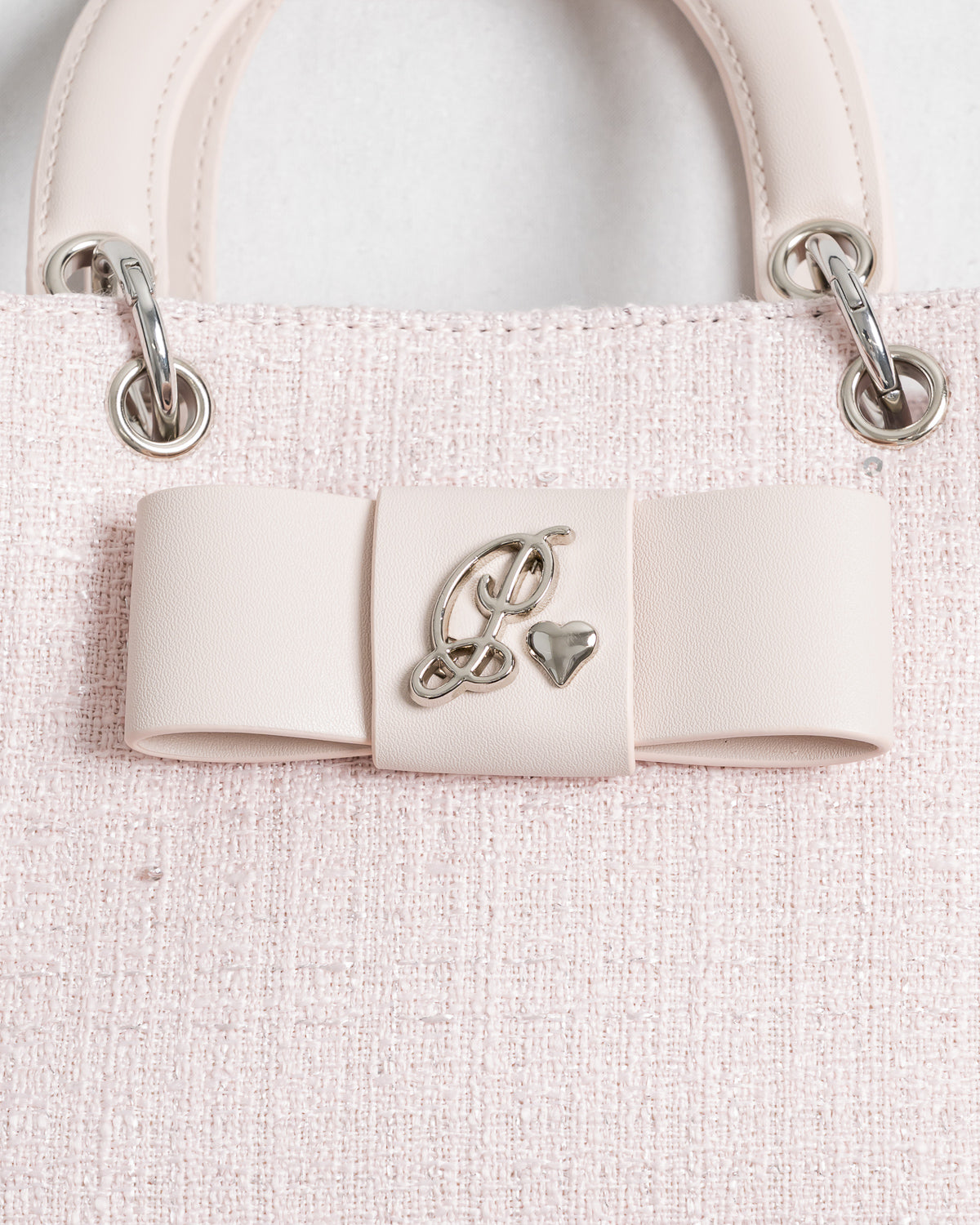 フロントリボンスクエアミニトート