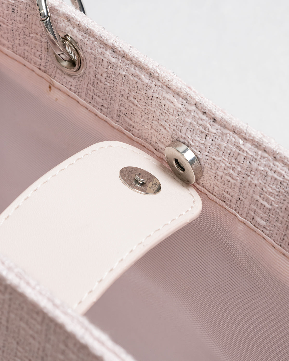 フロントリボンスクエアミニトート