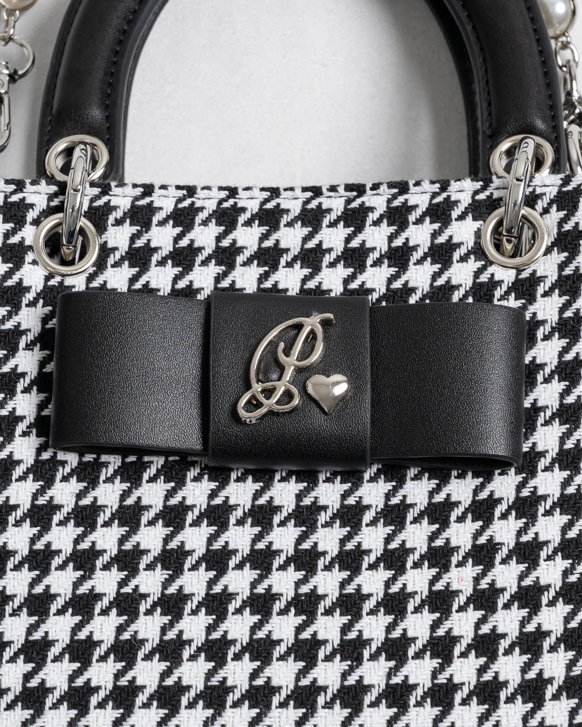 フロントリボンスクエアミニトート