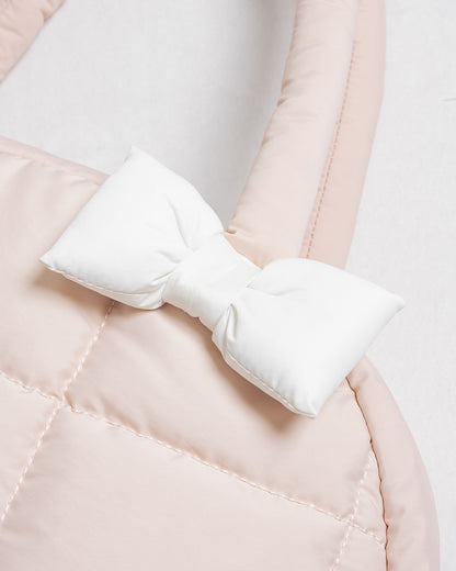 ボリュームリボンキャリーオンボストンバッグ