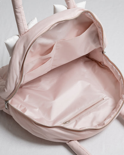 ボリュームリボンキャリーオンボストンバッグ