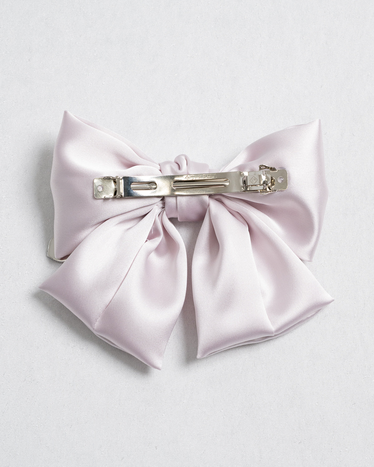 サテンビジュービッグリボンバレッタ