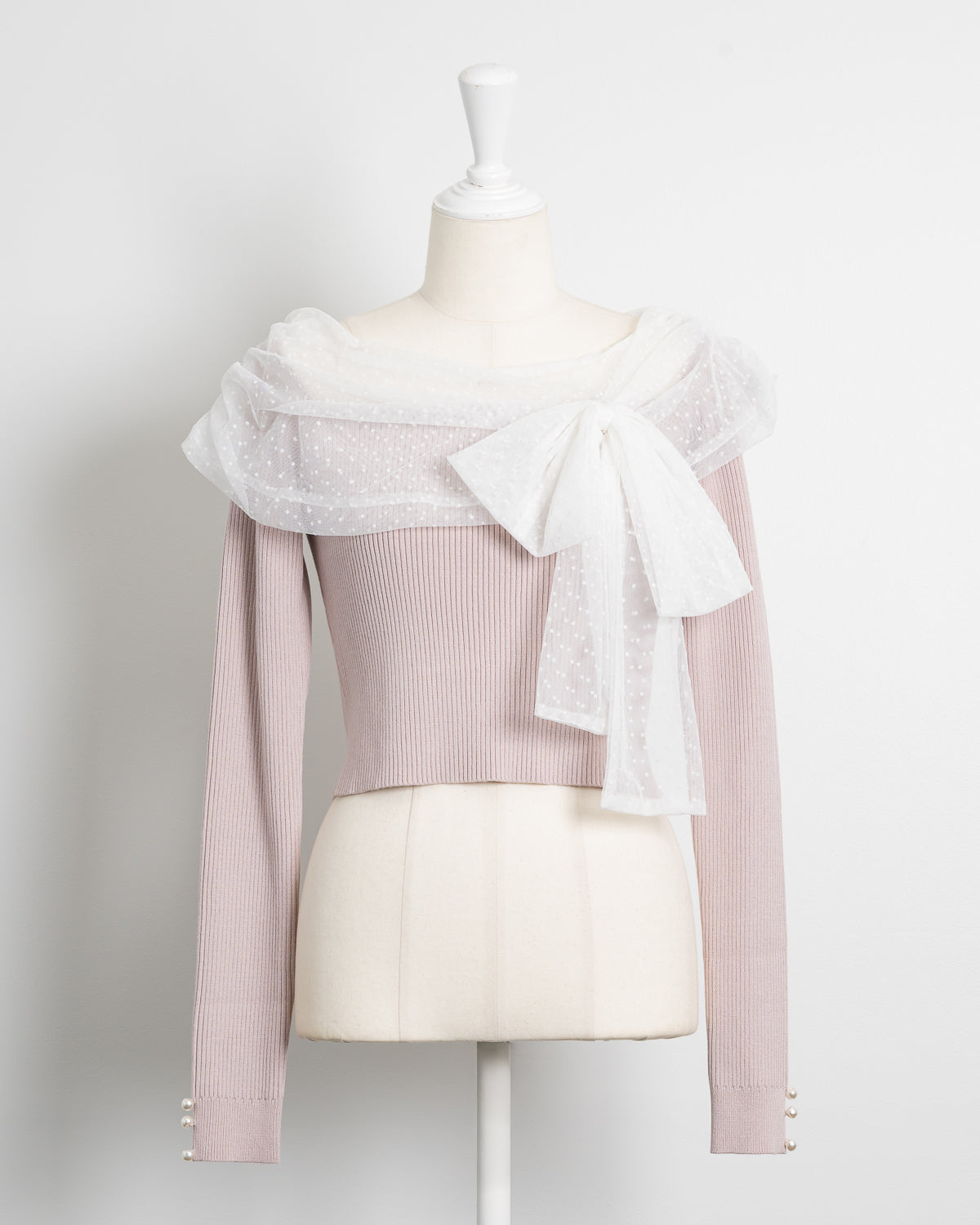 カラー：ピンク×ホワイト