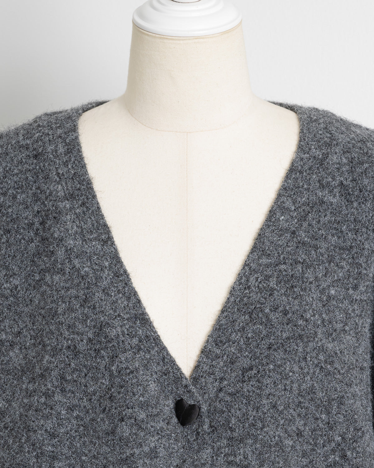 ハートボタンオーバーサイズカーディガン