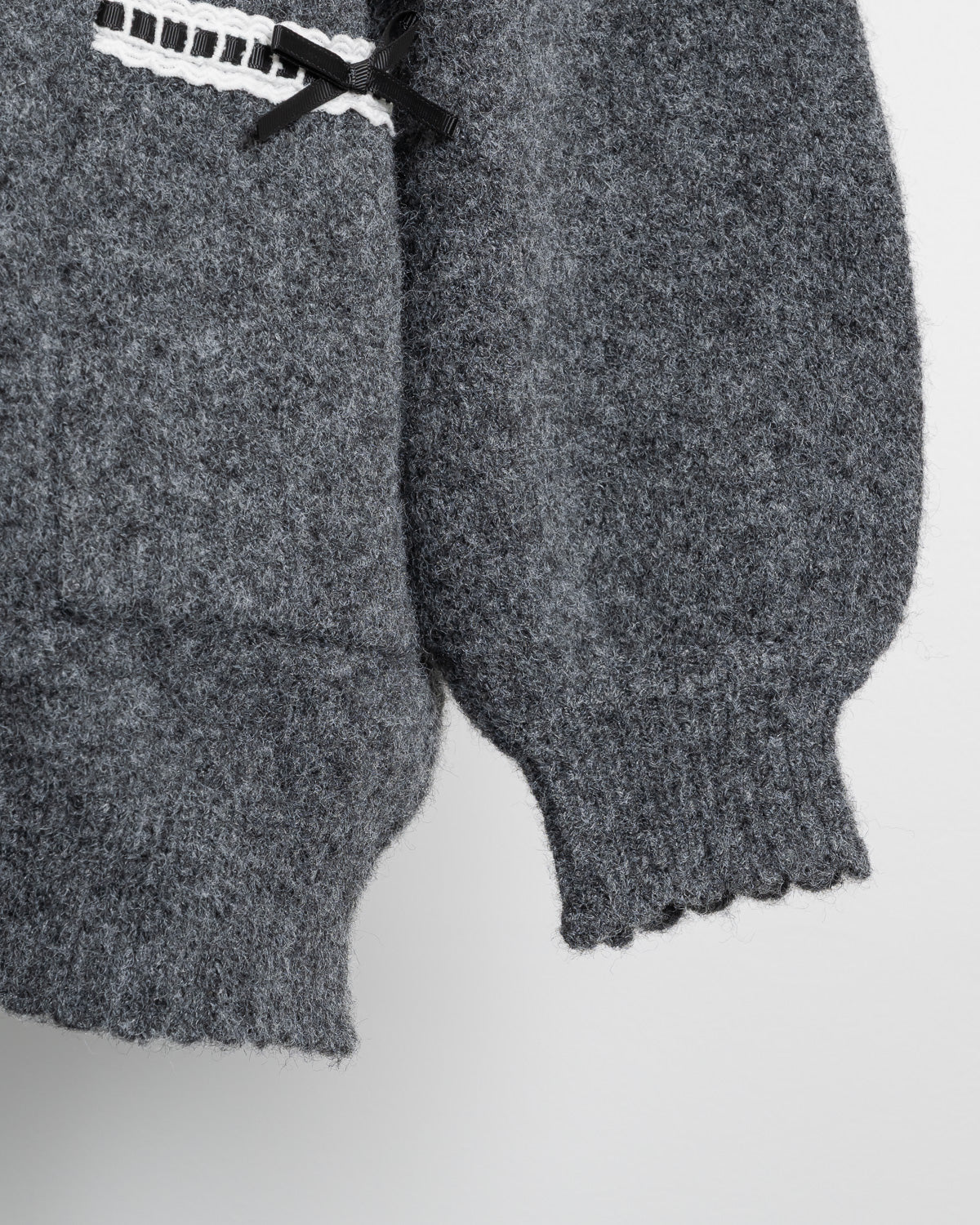 ハートボタンオーバーサイズカーディガン