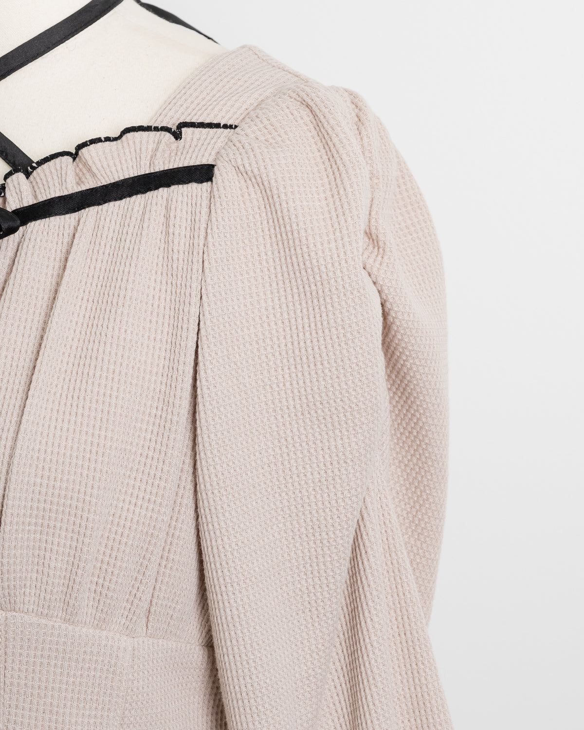 コルセットワッフルワンピース