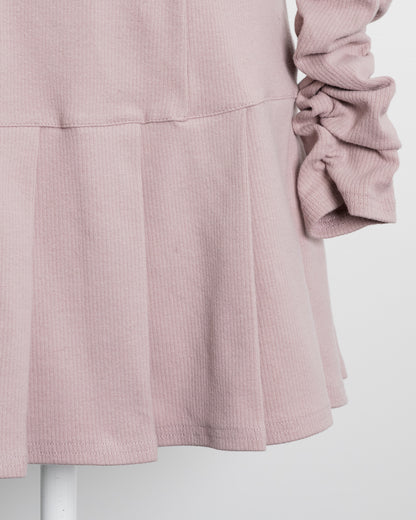 プリーツリブミニワンピセット