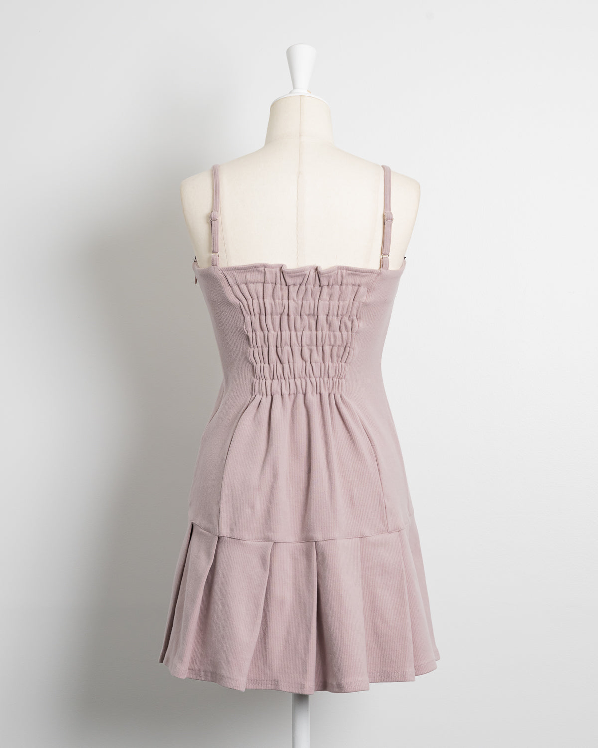 プリーツリブミニワンピセット