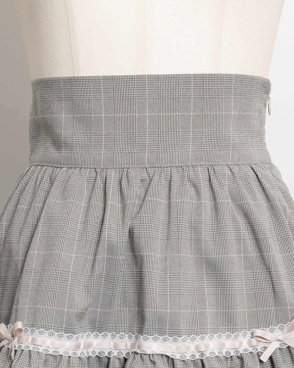 はしごリボンボリュームフレアスカート