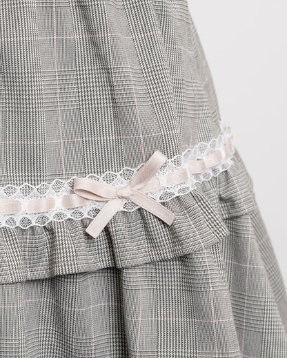 はしごリボンボリュームフレアスカート