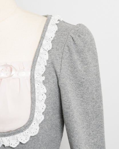 ヨーク切替ドーリーカットソー