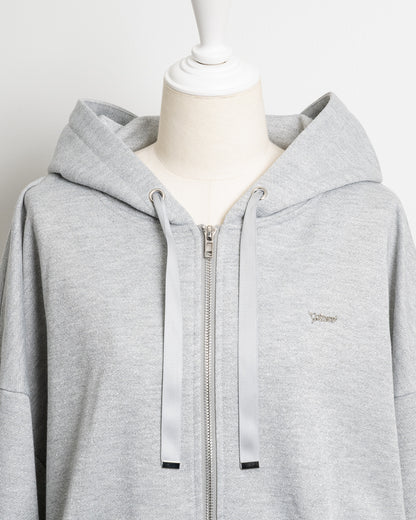 ビジュープリントラメジップパーカー