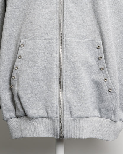 ビジュープリントラメジップパーカー