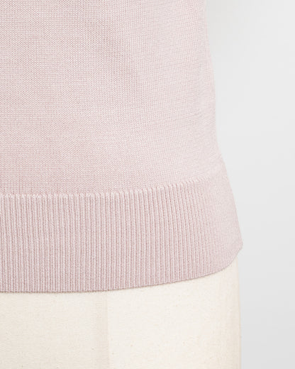 ハイネックフリルリボンパフニット