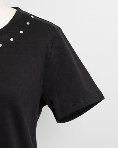 ストーンリボンロゴTシャツ
