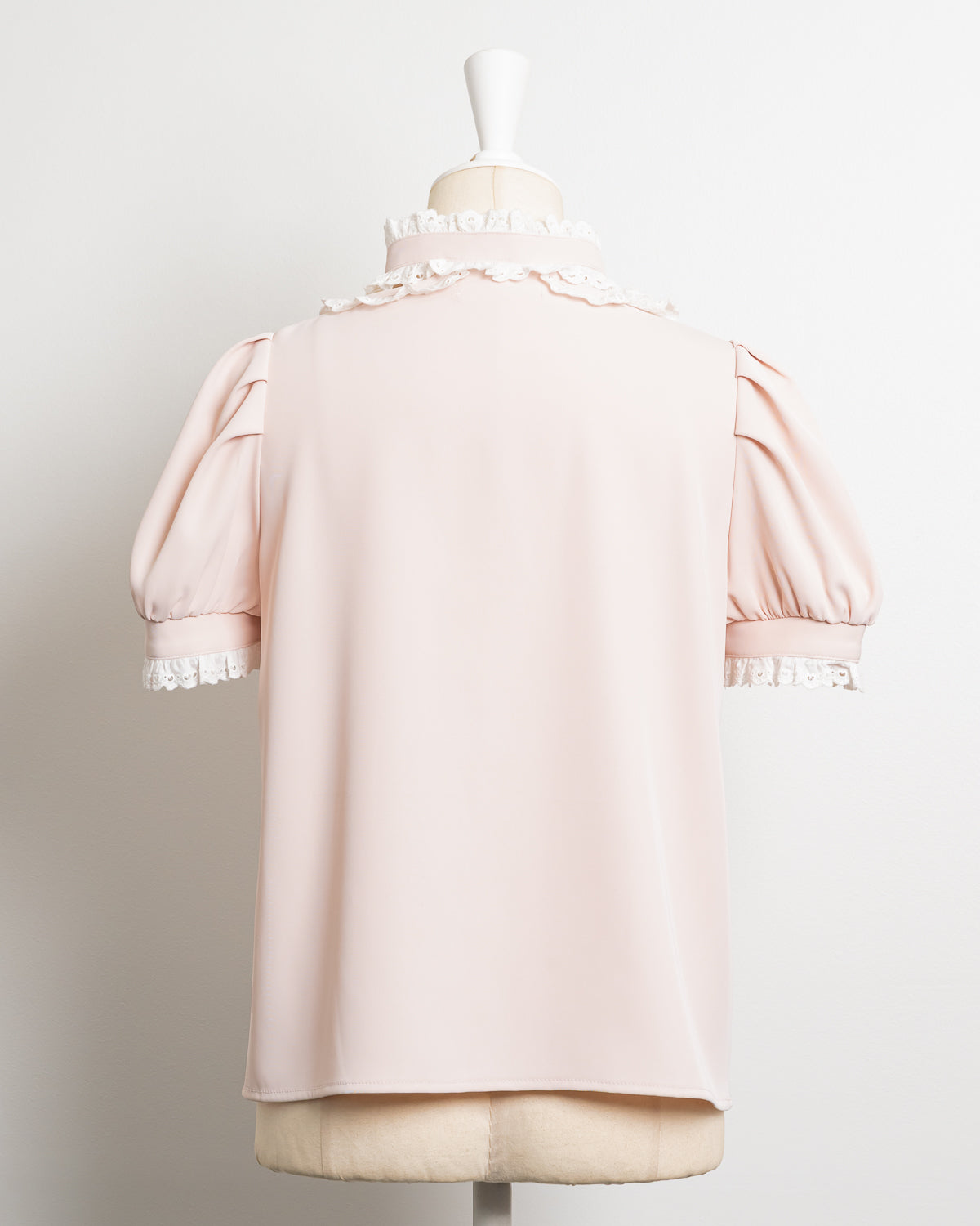 コットンフリルチョーカーブラウス