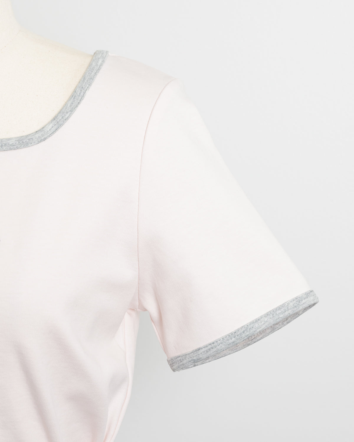 バイカラーTシャツ×ティアードスカートセット