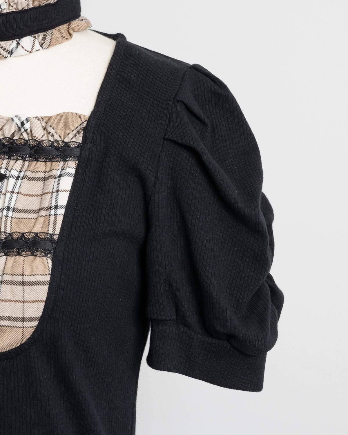 ヨーク切替チョーカーカットソー