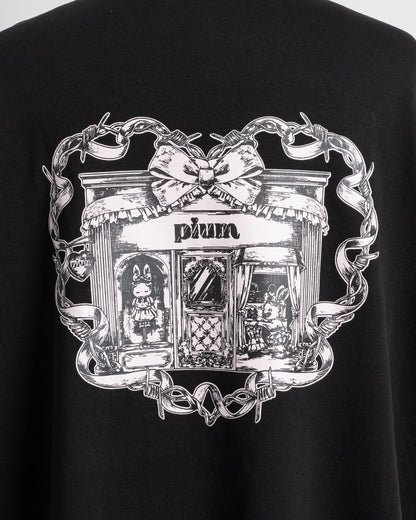 pium shopping bunny オーバーサイズ半袖Tシャツ